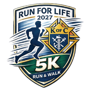 Knights of Columbus Run for Life 5K logo