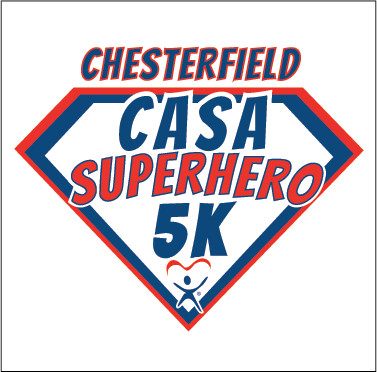 Chesterfield CASA Superhero 5K & Fun Run logo